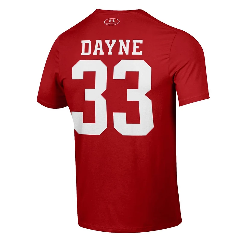 Under Armour Ron Dayne Wisconsin Badgers Name  Number T-Shirt