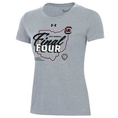 Under Armour South Carolina Gamecocks 2024 NCAA Basketball Tournament March Madness Final Four Locker Room T-Shirt