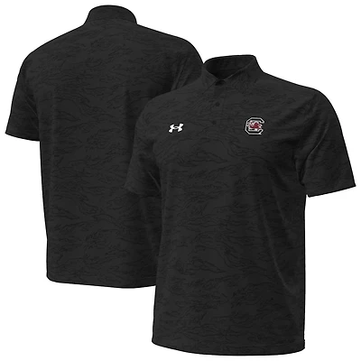 Under Armour South Carolina Gamecocks Drive Camo Jacquard Polo