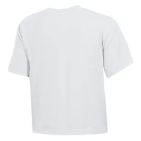 Under Armour South Carolina Gamecocks Essentials Icon Ultra-Soft Tri-Blend Boxy Cropped T-Shirt