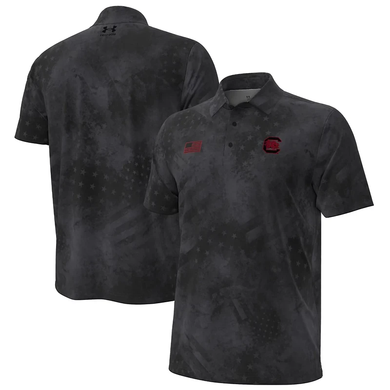 Under Armour South Carolina Gamecocks Freedom Collection ArmourFuse Polo