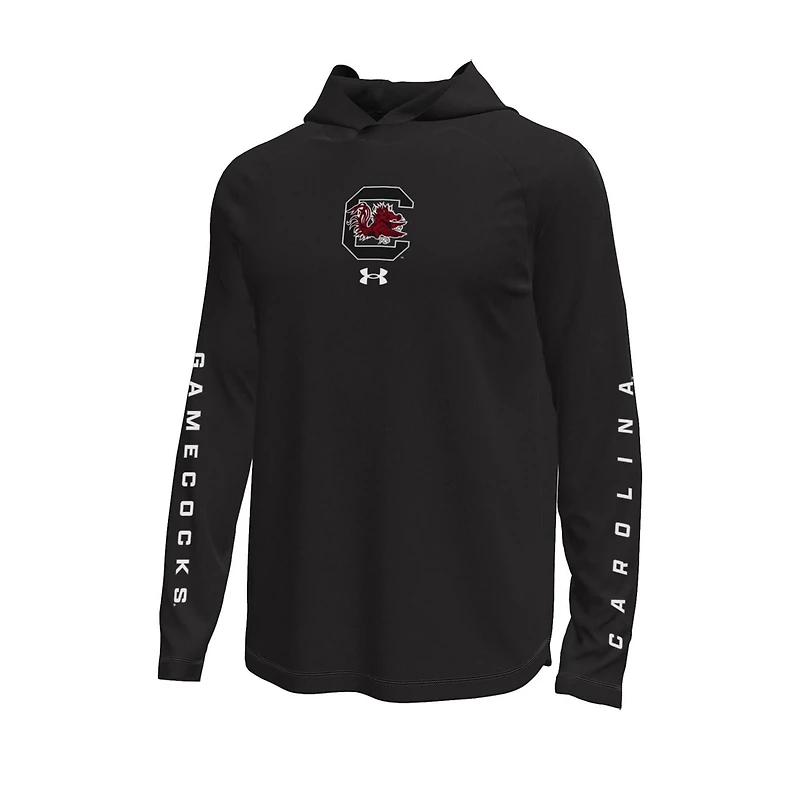 Under Armour South Carolina Gamecocks Tech Stretch Long-Sleeve Hooded T-Shirt