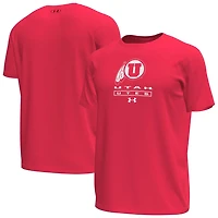 Under Armour Utah Utes Stack Stretch Performance T-Shirt