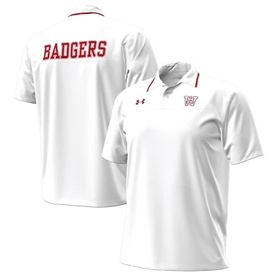 Under Armour Wisconsin Badgers 1980 Throwback Game Polo