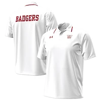 Under Armour Wisconsin Badgers 1980 Throwback Game Polo