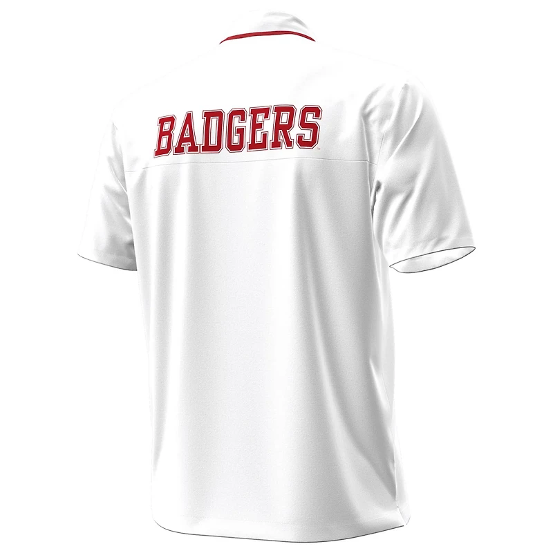 Under Armour Wisconsin Badgers 1980 Throwback Game Polo