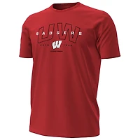Under Armour Wisconsin Badgers Overlay Performance T-Shirt