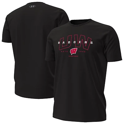 Under Armour Wisconsin Badgers Overlay Performance T-Shirt
