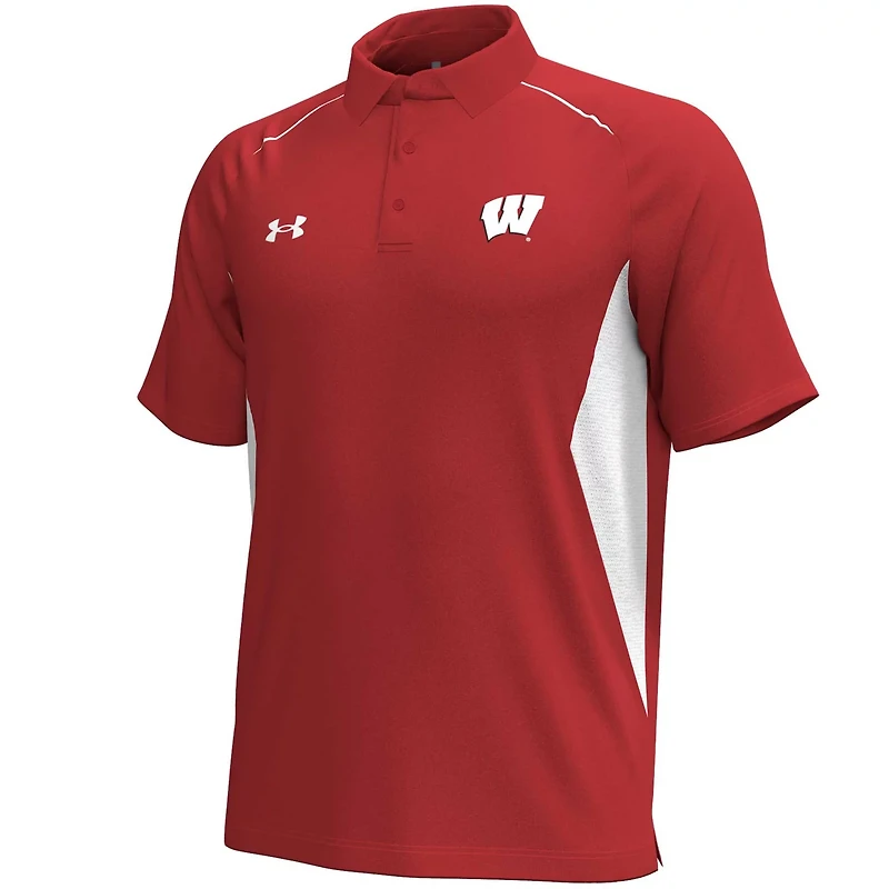 Under Armour Wisconsin Badgers Title Performance Polo