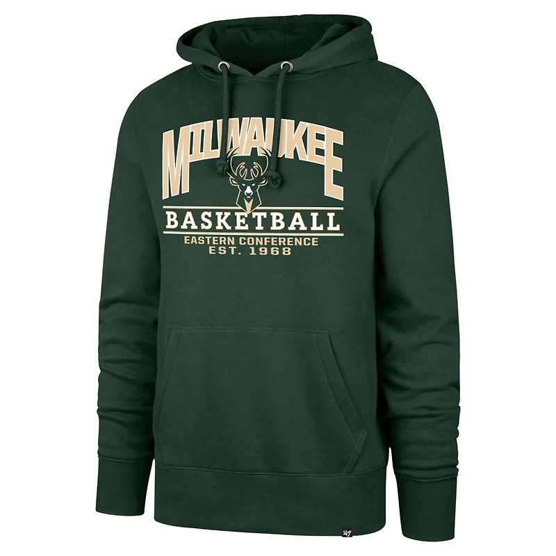 Unisex '47 Hunter Milwaukee Bucks Good Call Headline Pullover Hoodie