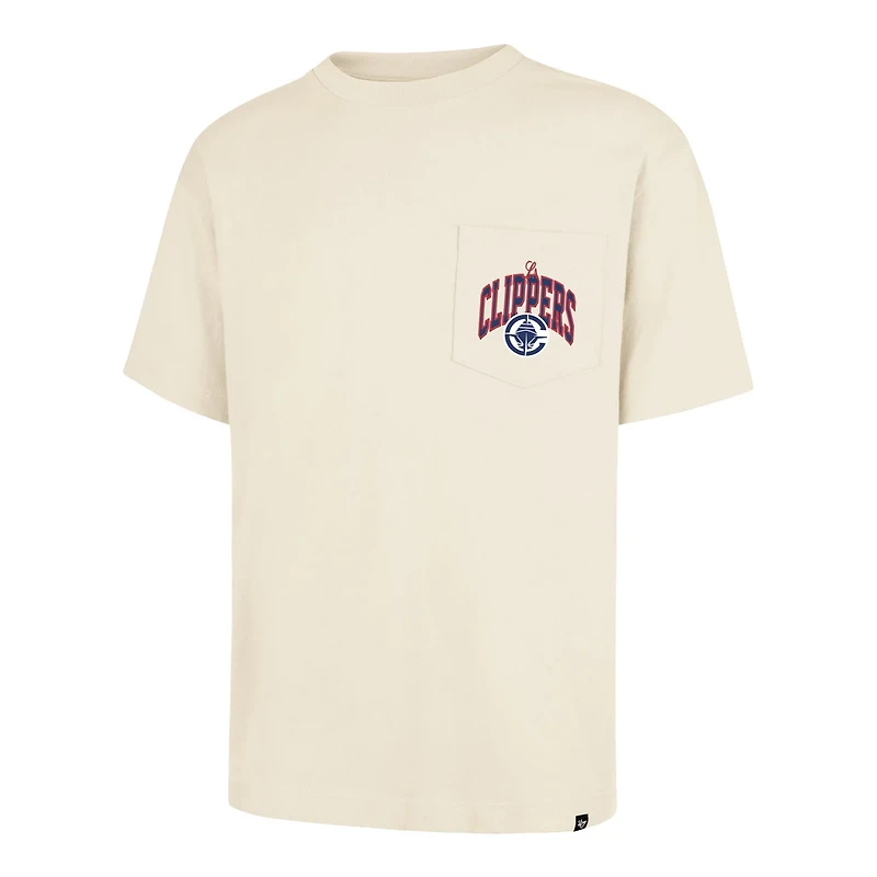 Unisex '47 LA Clippers Crossover Collection Foundation Pocket T-Shirt