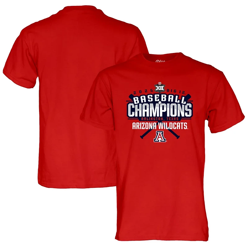 Unisex 84 Arizona Wildcats 2025 Big 12 Baseball Conference Tournament Champions T-Shirt