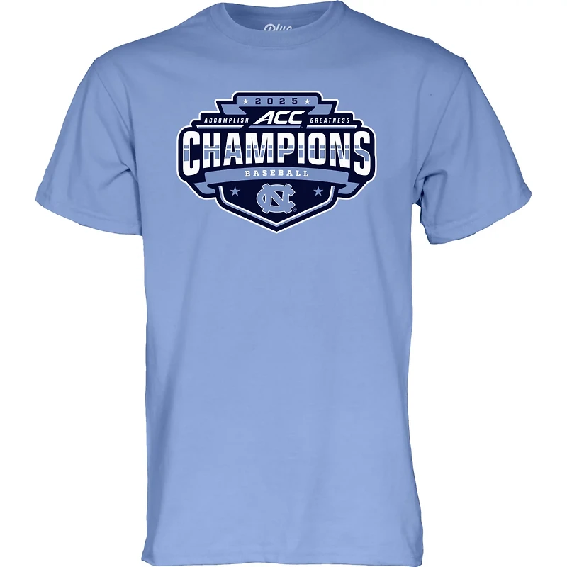 Unisex 84 Carolina North Carolina Tar Heels 2025 ACC Baseball Conference Tournament Champions T-Shirt