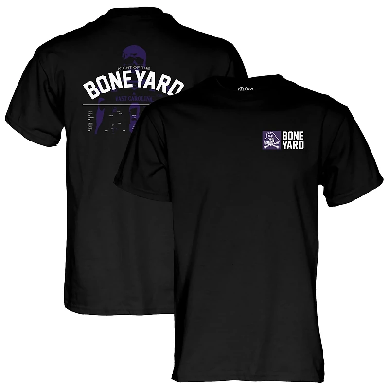 Unisex 84 ECU Pirates Night Of The Boneyard T-Shirt