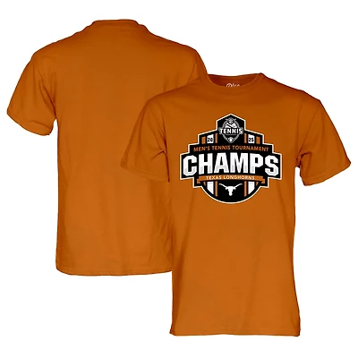 Unisex 84 Texas Orange Longhorns 2025 SEC Men's Tennis Tournament Champions T-Shirt