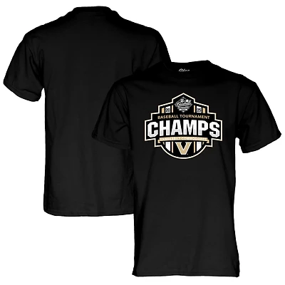 Unisex 84 Vanderbilt Commodores 2025 SEC Baseball Conference Tournament Champions T-Shirt