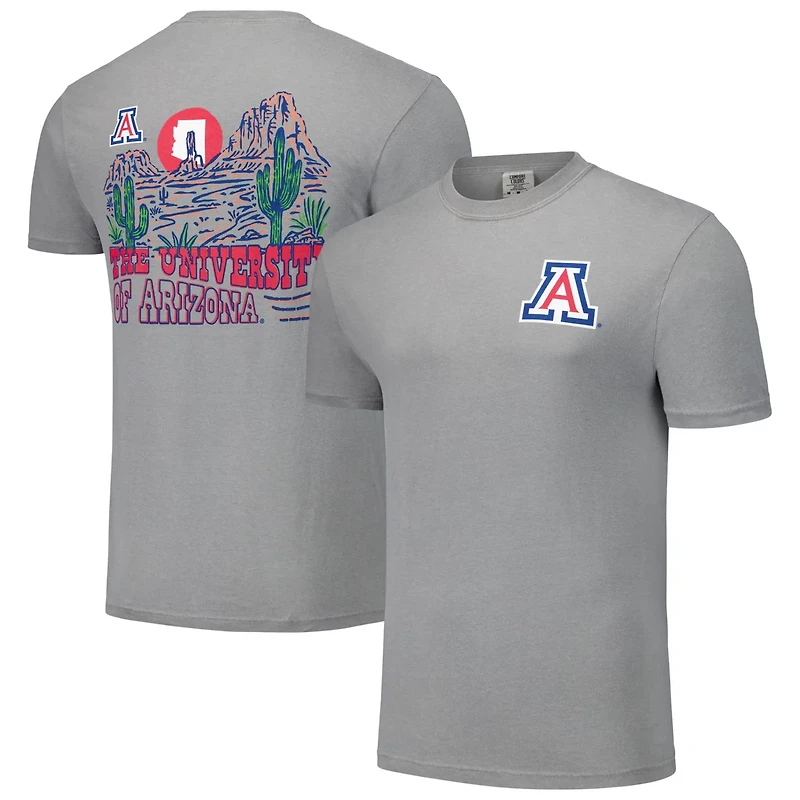 Unisex Arizona Wildcats Hyper Local Cactus Sketch Scene T-Shirt