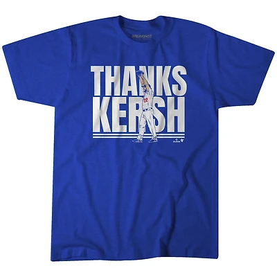 Unisex BreakingT Clayton Kershaw Los Angeles Dodgers Thank You T-Shirt