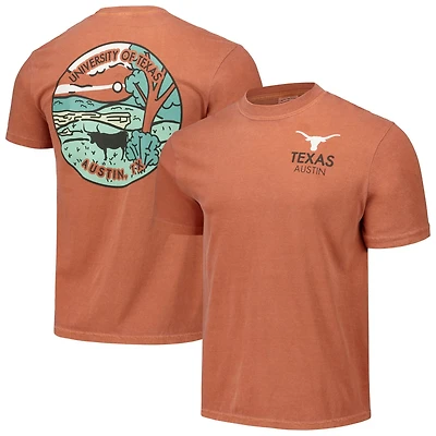 Unisex Burnt Texas Longhorns Scenic Comfort Colors T-Shirt