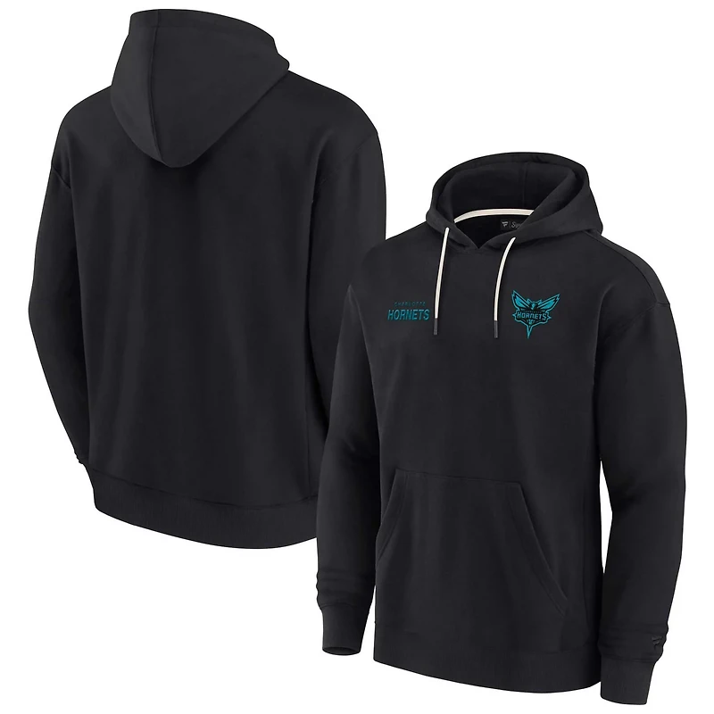 Unisex Fanatics Charlotte Hornets Elements Super Soft Fleece Pullover Hoodie