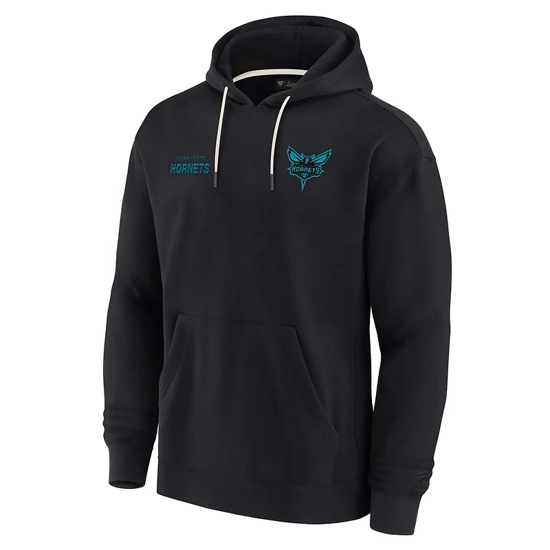 Unisex Fanatics Charlotte Hornets Elements Super Soft Fleece Pullover Hoodie