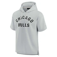 Unisex Fanatics Chicago Bulls Elements Super Soft Fleece Short Sleeve Pullover Hoodie
