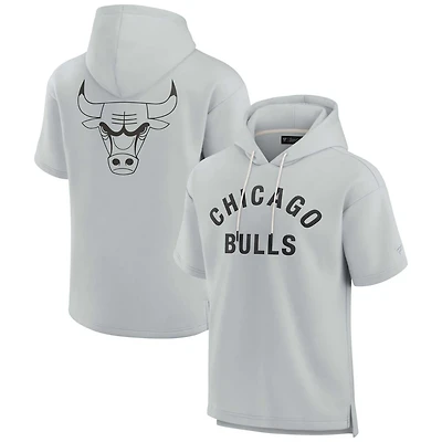 Unisex Fanatics Chicago Bulls Elements Super Soft Fleece Short Sleeve Pullover Hoodie