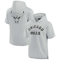 Unisex Fanatics Chicago Bulls Elements Super Soft Fleece Short Sleeve Pullover Hoodie