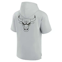 Unisex Fanatics Chicago Bulls Elements Super Soft Fleece Short Sleeve Pullover Hoodie