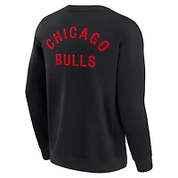 Unisex Fanatics Chicago Bulls Super Soft Pullover Crew Sweatshirt