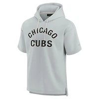 Unisex Fanatics Chicago Cubs Elements Super Soft Fleece Short Sleeve Pullover Hoodie