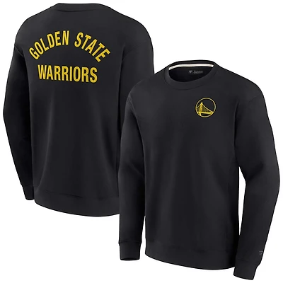 Unisex Fanatics Golden State Warriors Super Soft Pullover Crew Sweatshirt