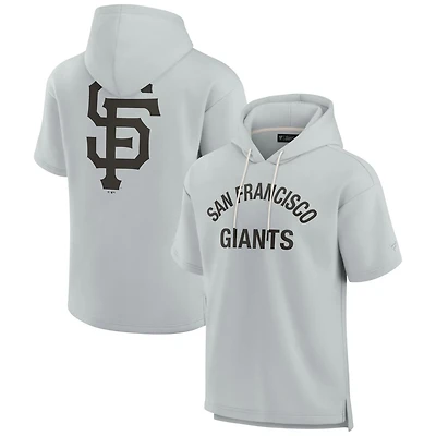 Unisex Fanatics San Francisco Giants Elements Super Soft Fleece Short Sleeve Pullover Hoodie