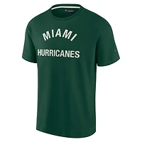 Unisex Fanatics Signature Miami Hurricanes Super Soft Short Sleeve T-Shirt