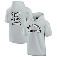Unisex Fanatics St Louis Cardinals Elements Super Soft Fleece Short Sleeve Pullover Hoodie
