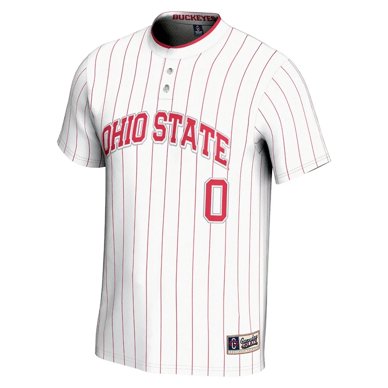 Unisex GameDay Greats 0 Ohio State Buckeyes Lightweight Softball Jersey