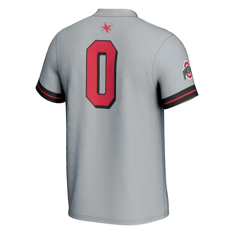Unisex GameDay Greats 0 Ohio State Buckeyes Softball Lightweight Fashion Jersey