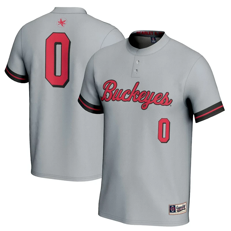 Unisex GameDay Greats 0 Ohio State Buckeyes Softball Lightweight Fashion Jersey