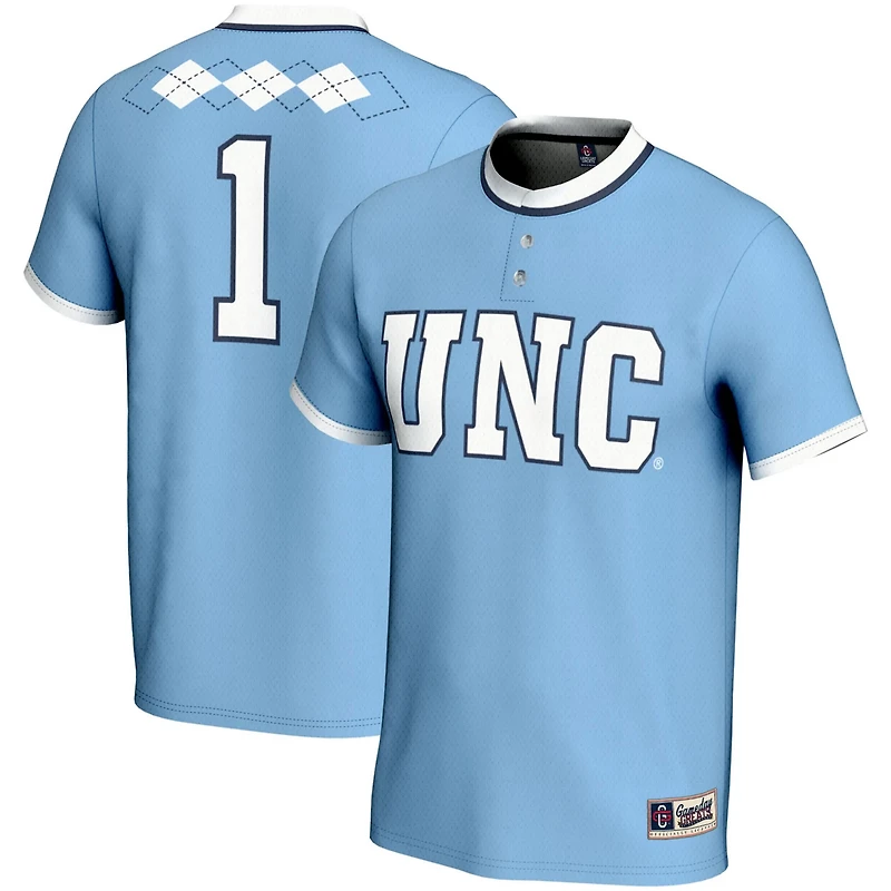Unisex GameDay Greats Carolina 1 North Tar Heels Lightweight Softball Jersey
