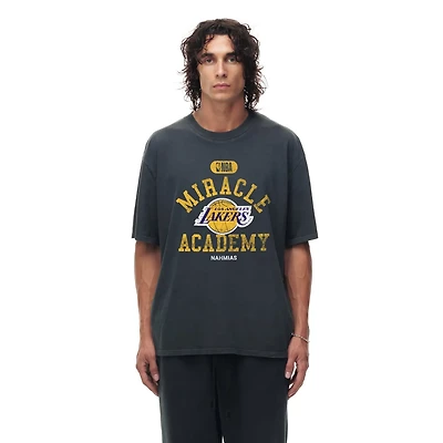 Unisex Heather Los Angeles Lakers Miracle Academy x NBA Collection Vintage Boxy T-shirt