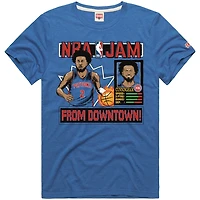 Unisex Homage Cade Cunningham Detroit Pistons NBA Jam Tri-Blend T-Shirt