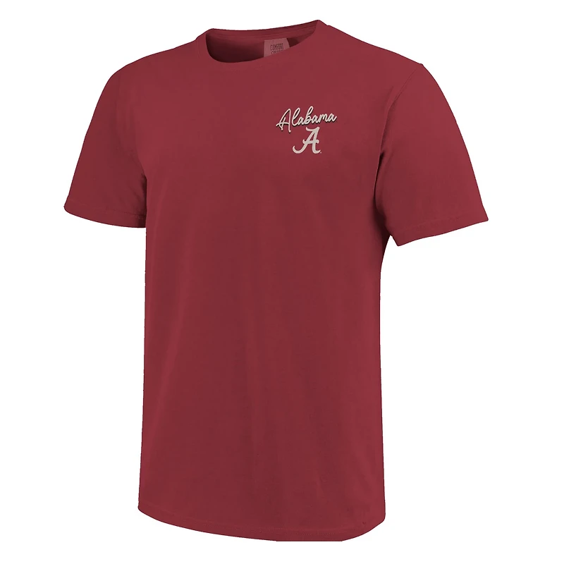 Unisex Image One Alabama Crimson Tide Hyper Local Campus Statue T-Shirt