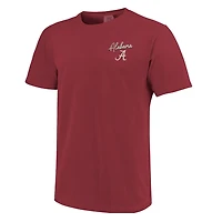 Unisex Image One Alabama Crimson Tide Hyper Local Campus Statue T-Shirt