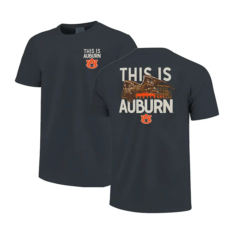 Unisex Image One Auburn Tigers Hyper Local This Is War Eagle T-Shirt