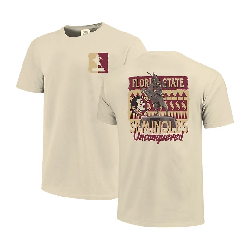 Unisex Image One Florida State Seminoles Hyper Local Statue T-Shirt