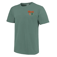 Unisex Image One Miami Hurricanes Hyper Local Mascot Swamp T-Shirt