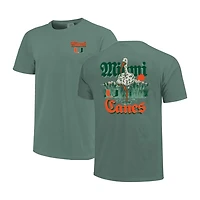 Unisex Image One Miami Hurricanes Hyper Local Mascot Swamp T-Shirt