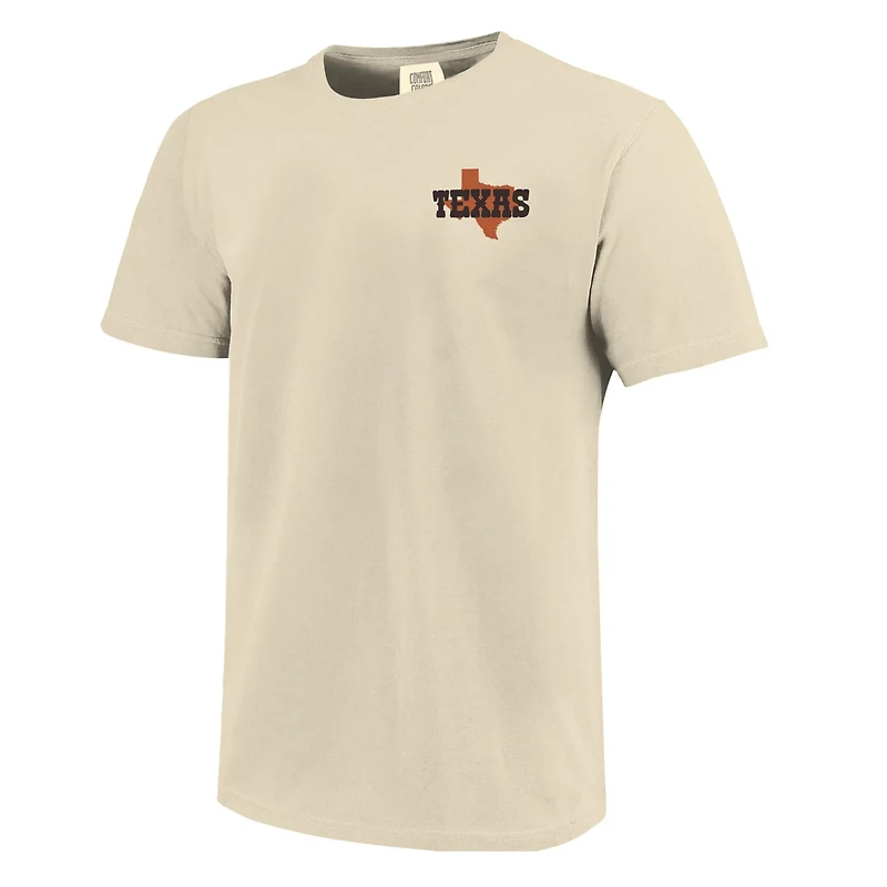 Unisex Image One Texas Longhorns Hyper Local Stadium Mascot Skyline T-Shirt