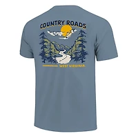 Unisex Image One West Virginia Mountaineers Hyper Local Mountain Road T-Shirt
