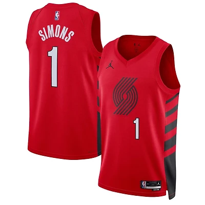 Unisex Jordan Brand Anfernee Simons Portland Trail Blazers Swingman Jersey - Statement Edition